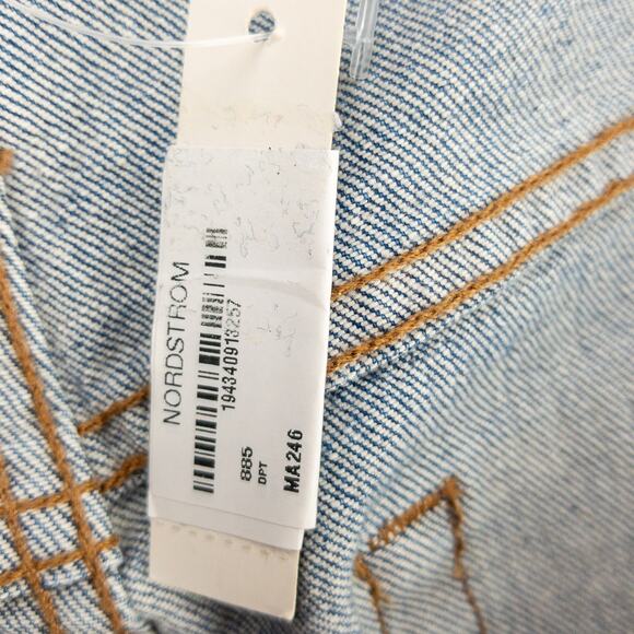 Madewell Men’s Relaxed Fit Jeans 38x32 Medium Wash Denim Factory Distressed - Picture 7 of 16